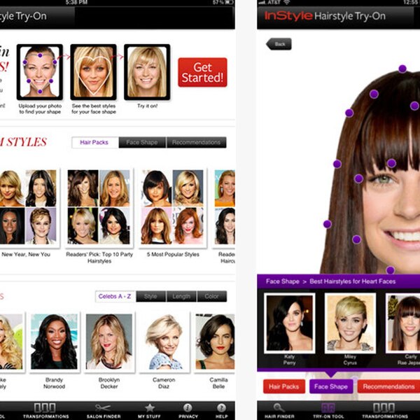 Instyle Hairstyle Try On